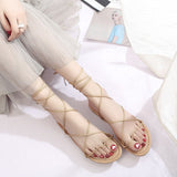 Sandals Women's Cross-Straps 2024 Summer New Simple Sandals Roman Sandals Women's Beach