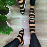 Breakj Summer New Women's Casual Flat-Bottomed Fish Mouth Sandals Women's Shoes 43-Yard