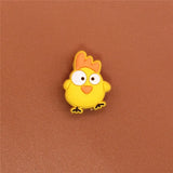 Sale 1pc Animals PVC Shoe Charms Shoe Buckle Accessories Cute Pug Face Shoe Decoration for croc jibz Kid's Party