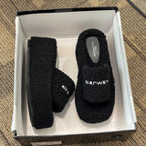Breakj Women Wear 2023 Full-Length Teddy Slippers With Open-Toe