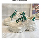 Breakj Dad Shoes Women's Small White Shoes 2025 Spring And Summer New Thick-Soled High-Fashion Women's Shoes Net Red Trend Casual