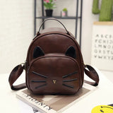 Women Pu Backpack Spring And Summer New Retro Mini Backpack Japan Korea Pu Fashion College Wind Ladies Cute Small