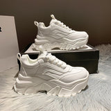 Sneakers Women 2021 Height Increasing Women's Sneakers Fashion Brand Design Thick Sole Casual Shoes Ladies