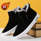Autumn And Winter New Winter Plush Cotton Boots Men's Fashion Trend Warm Leisure High-Top Cotton