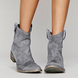 Breakj 24 Years Of Autumn And Winter New Products Comfortable Low With 40-43 Large Code Low-Cush Lady Boots Tide