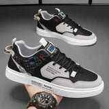 Breakj Spring And Summer New Leather Low-Top Shoes Hongfeng Trend Student Board Men's Shoes Korean Version Of Sports Casual
