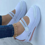Women's Sneakers Tennis Shoes for Women 2022 Canvas Hollow Casual Sport Design Platform Shoe Blue Non-Slip Fashion Lady