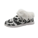 Autumn And Winter New Cloth Cotton Shoes Leisure Snow Shoes Low-Top Velveteen Women's Cotton Shoes Large-Size