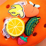 Various Fruit Designer Shoe Charms 5pcs/lot Croc Buckle Accessories Luxury Clog Jewelry Decorations Gift Preferred