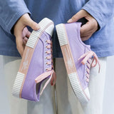 Summer new casual breathable flat bottom student Harajuku sneakers shoes for women sneakers zapatos de