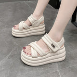 Breakj Platform Sandals Women 2024 Summer Wear New Fashion Versatile Muffin Sole Casual Sports Sandals