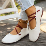 Breakj Soft Leather Soft Sole Single Shoes Women's 2024 Summer Shallow Foot Pedal Flat Casual Lazy