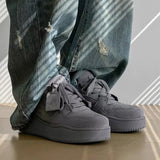 Breakj Senior Grey Sole Heighten Board Shoes Men And Women High Street Lovers Autumn And Winter Bread Shoes Versatile Casual