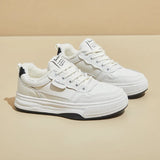 Breakj 2025, Small White Shoes New Korean Version Ins Female Students Taller Platform Sports Board Shoes Casual Shoes