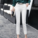 Pants Women Trousers 2019 Autumn New Ankle-length Pantalon Femme High Waist Slim Stretchy Pantalones Mujer Woman