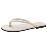 Flip-Flops Boots Female Summer Outside Wear Fashion 2024 Flat Clip Toe Web Celebrity Sandals Sandals Beach