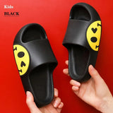 Flip Flops for Couples Smile Face Slippers EVA Fashion Slides Women's Shoes Bathroom Slipper Floor