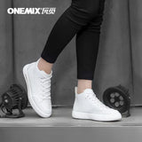 Men Causal Shoes Leather High Top 2019 New British Style Skateboarding Sneakers Male Vulcanized Off White
