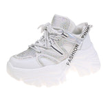 Purple Sneakers Woman Shoes 2021 Fashion Breathable Designer Chunky Sneakers Women Casual Platforms Women's Vulcanized