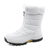 Breakj Cotton Shoes Women's New Casual Fashion Umbrella Rag Wool Thick To Keep Warm Snow Boots Cotton