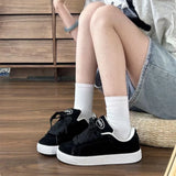 Breakj Comfortable Thick Platform Heighten Small White Shoes Pure Color Versatile New Super Heighten Light Breathable Warm Fashionable New