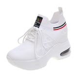 Breakj Womens Sneakers Women's Designer Shoes Tennis Female Woman Fashion Trainers Heels Summer Autumn PU Fabric Retro
