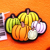 1pcs Cute Pumpkin Mushroom PVC Shoe Charms Daisy Accessories Ladybug Flowers Decorations fit Bracelet Kids