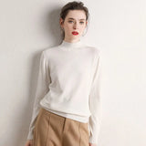 Sweater 2020 New O-neck Female Long-sleeved Knitted Pullover Jumper Pull Femme Clothes White Slim Thin Casual