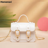 Marbling Crossbody Bags For Women 2021 PU Leather Shoulder Bag Waterproof Handbags For Women Korean Style Female