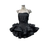 Girl Sweet Ponbo Cake Take Take Dress With Same-Color Pumpkin Shorts Strap To Repair Birthday