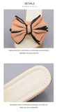 Women Slippers Fashion Pee Toe Summer Shoes Butterfly-knot High Heels Women Slides Platform Wedges Ladies Women Shoes