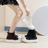 Breakj Top Small White Shoes Female 2024 New Autumn Model Student Ins Fashionable Shoes Versatile Casual Platform Fashion Board Shoes XT