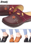 2023 New Women Clogs Sandals Ladies Comfort Closed Toe Wedges Platform Shoes Flower Slipper Summer Slipper Women