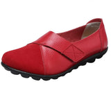 Orthopedic PU Leather Loafers Soft Sole Casual Flats Shoes for Women