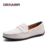 Big Size 38~49 Men Loafers Real Leather Shoes Fashion Men Boat Shoes Brand Men Casual Leather Shoes Male Flat