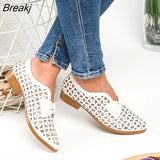 New Fashion Bowtie Pointed Toe Flats Spring Shoes for Woman's Platform Slip on Loafers Summer Sandals Bow Cutout