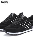 Sneakers Men Sport Running Shoes Women Light Athletic Shoes Leather Men Casual Flats Trail Walking Shoe Plus