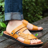 New Summer Men's Open-toed Sandals Fashion Trend Beach Shoes Slippers Men's Sandals Mens Sandals Summer Leather