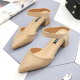 The Spring And Summer Of 2023, The New Korean Version Of Baotou Sandals And Slippers With A Thick Heel And