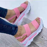 Breakj 2025 Slope And Casual Buckle Beach Sandals And Roman Style Sandals
