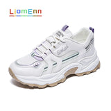 Chunky Sneakers Women Shoes 2021 Fashion Korean White Casual Running Sport Shoe Platform Vulcanized Tennis Basket