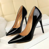 Breakj Fashion Metal Heel Heels Women's Shoes High Heel Shallow Pointed Sexy