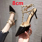 Women Fashion Slip on Office Red High Heel Shoes Lady Classic Black High Quality Office Pumps Zapatos Dama Cool Heels