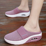 Women Shoes Casual Increase Cushion Shoes Non-slip Platform Sneakers For Women Breathable Mesh Outdoor Walking