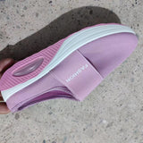 Breakj Summer Large-Size Lazy One Foot Pedaled Net Thick Bottom Slippers Women Slope And Slippers