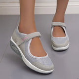 Cushion Platform Sneakers Women Breathable Mesh Spring Summer Casual Shoes Woman Plus Size 44 Ankle Strap Flats Zapato