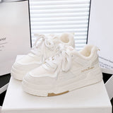 Breakj Winter Plus Velvet New Korean Version Of In Small White Shoes Female Students Warm Sneakers Casual Thick-Soled High-Heeled