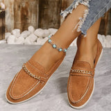 And Autumn 2025 Happy Shoes One Foot Lazy Shoes British Style Retro Breathable Bean Shoes Comfortable Flat Sole Single