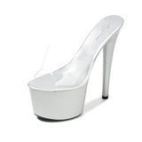 Breakj Autumn Night Club Sex Women's Shoes Waterproof Platform Roman Fish Mouth Lady Ultra High Heel