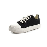 44 Chaussure Femme Women Sneakers Zipper Canvas leather Casual Shoes Mens 2022 Fashion Women Black Sneakers Ladies